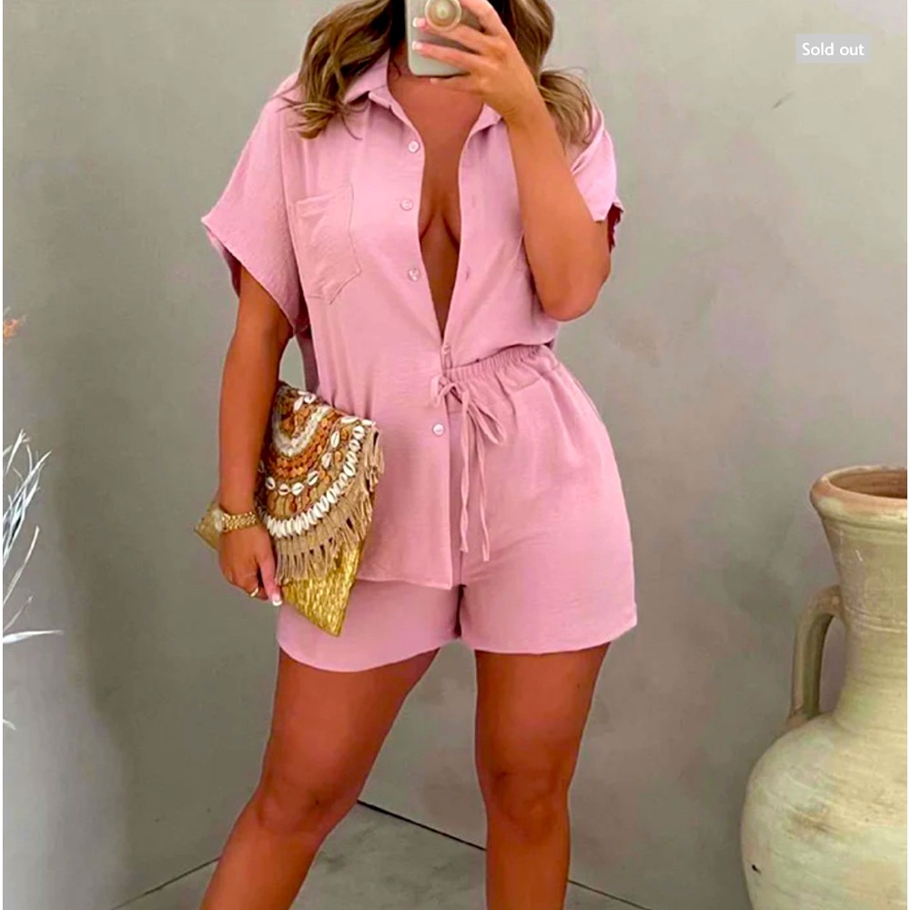 Set blouse and short